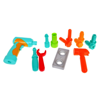 Autko z warsztatem dla dzieci 3+ Interaktywne efekty + Elektryczna wkrętarka + Narzędzia Akcesoria 21 el.